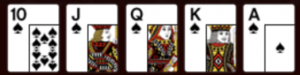 Punti mani poker: scala reale