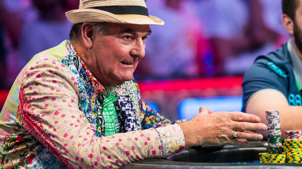 John Hesp al tavolo da poker