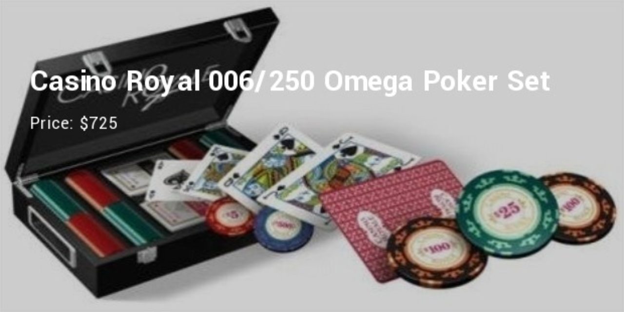 9. 9.A Casino Royal Limited Edition 006_250 Omega Poker Set- $725
