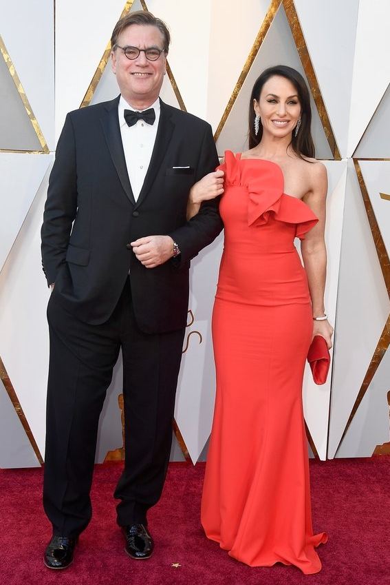 Aaron Sorkin e Molly Bloom al 90º Annual Academy Awards