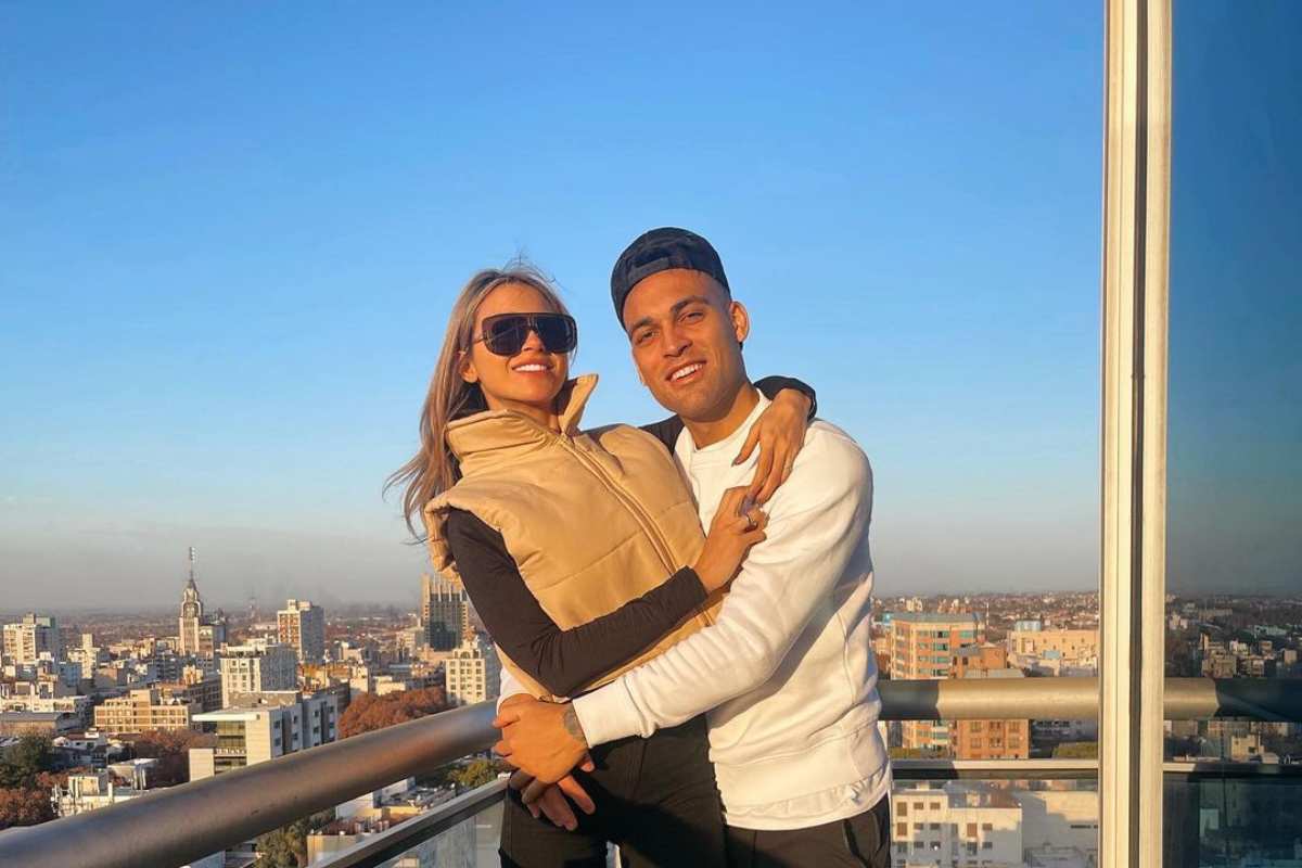 Lautaro Martinez e Agustina Gandolfo (Instagram)