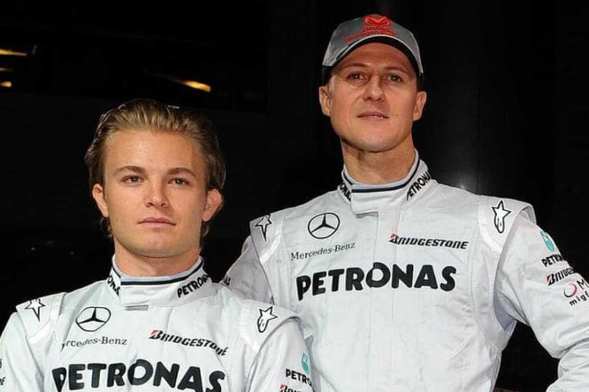 Rosberg con Schumacher (Instagram)