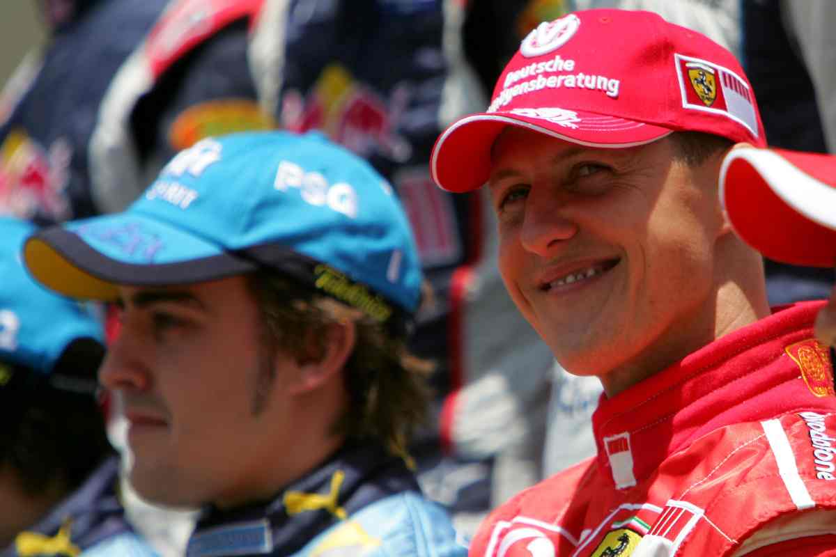 Fernando Alonso e Michael Schumacher (GettyImages)