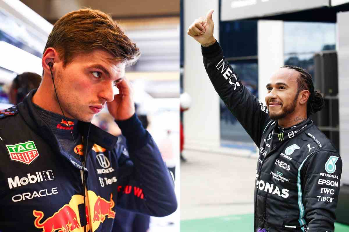 Max Verstappen e Lewis Hamilton (GettyImages)