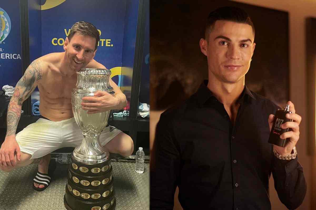 Messi e Cristiano Ronaldo (Instagram)