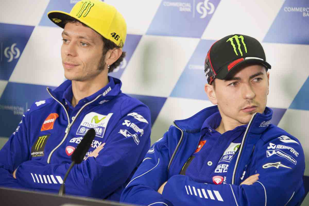 Valentino Rossi e Jorge Lorenzo (GettyImages)