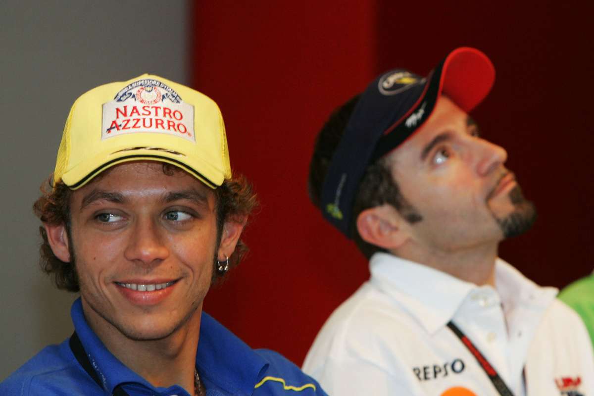 Valentino Rossi e Max Biaggi (GettyImages)