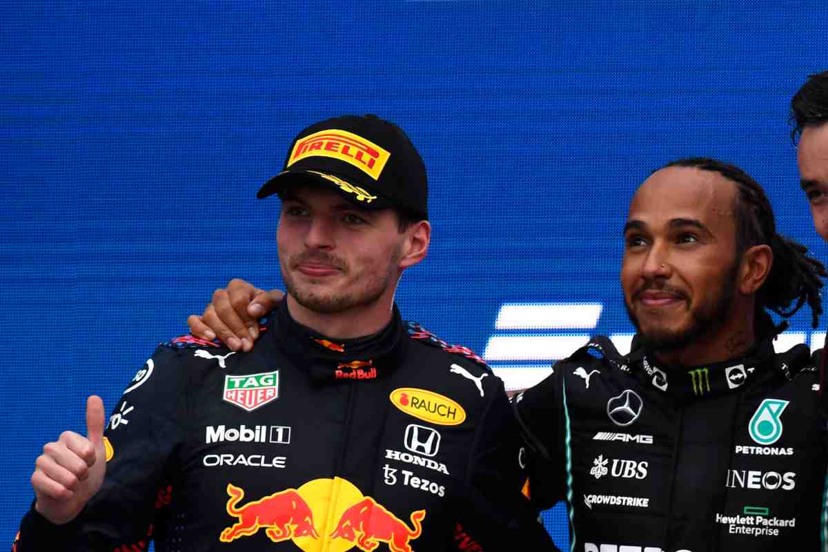 Verstappen e Hamilton (GettyImages)