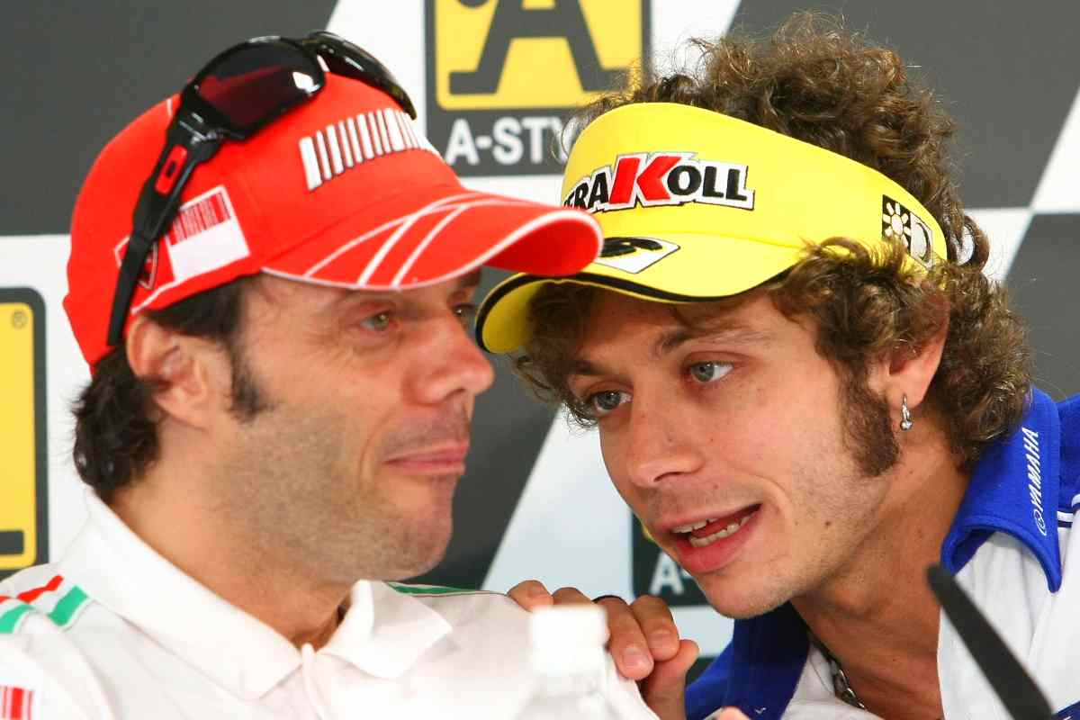 Capirossi e Valentino Rossi (GettyImages)