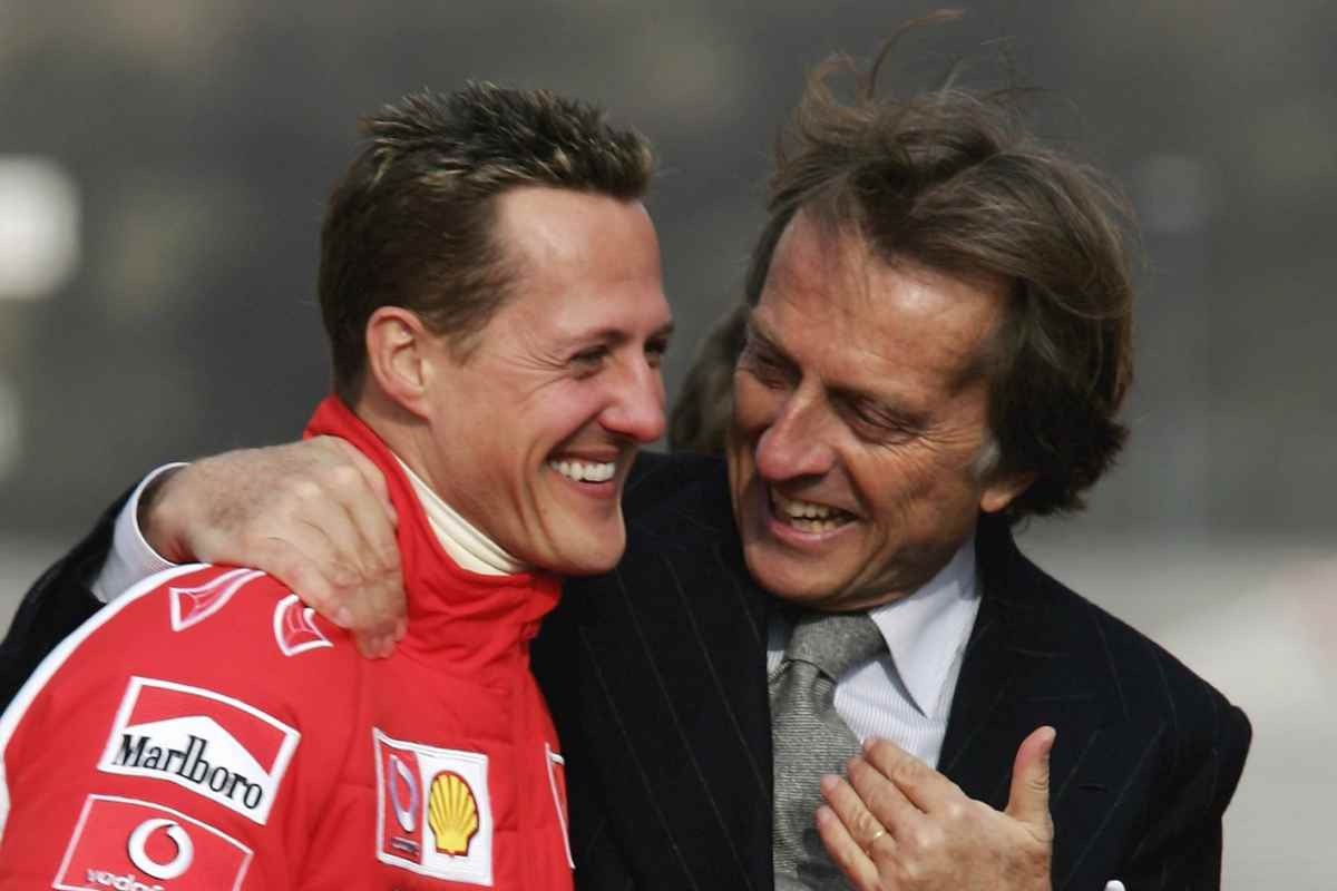 Montezemolo e Schumacher (GettyImages)