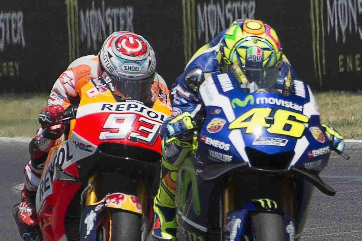 MotoGP, Valentino Rossi e Marc Marquez (GettyImages)