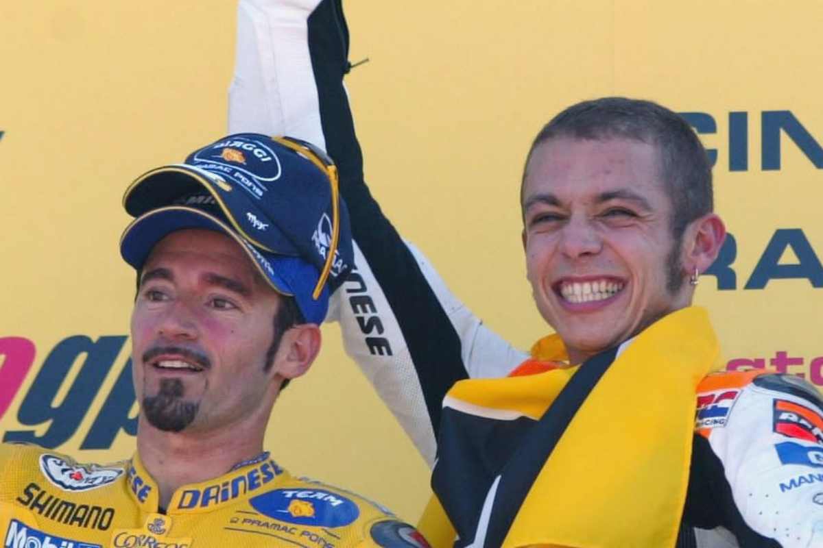 Valentino Rossi e Max Biaggi (GettyImages)