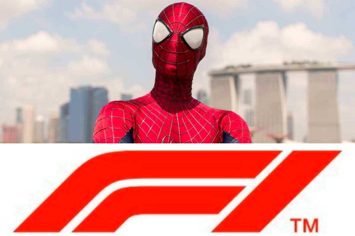F1 Spider-Man (GettyImages/Twitter))