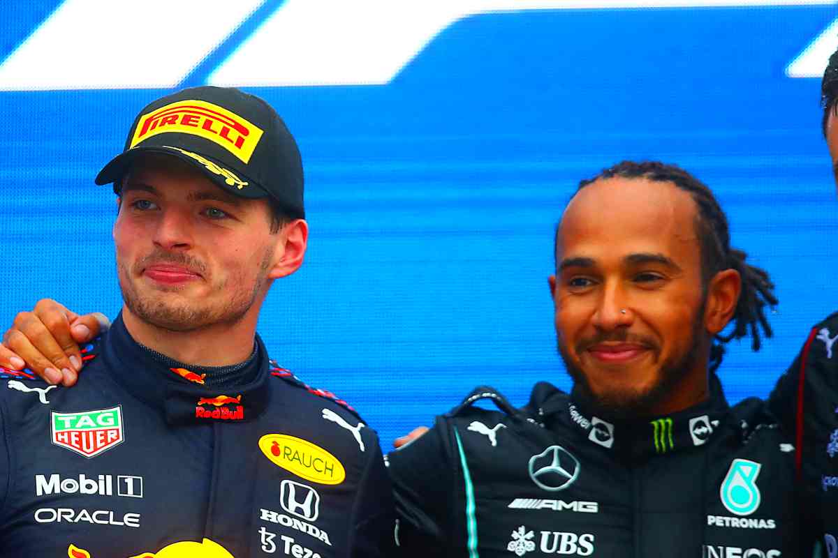 Max Verstappen e Lewis Hamilton (GettyImages)