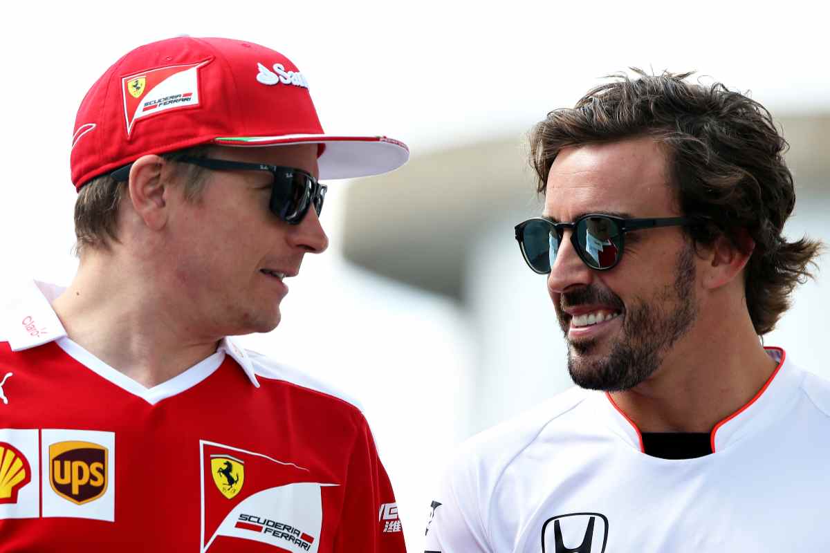 F1 Kimi Raikkonen e Fernando Alonso (GettyImages)
