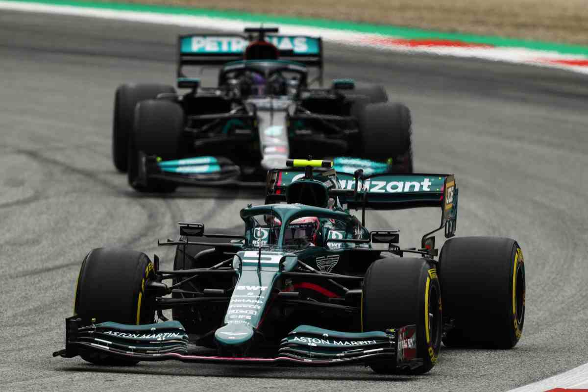 F1 Aston Martin e Mercedes (GettyImages)