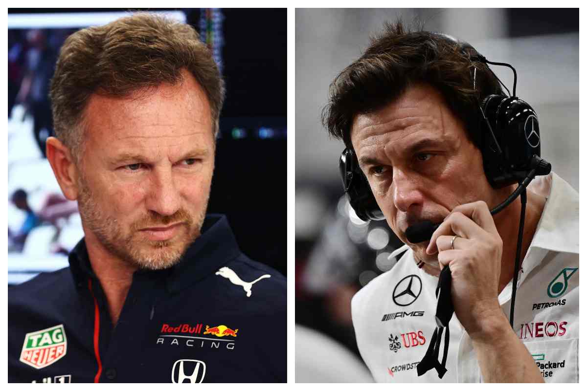 Horner e Toto Wolff (GettyImages)