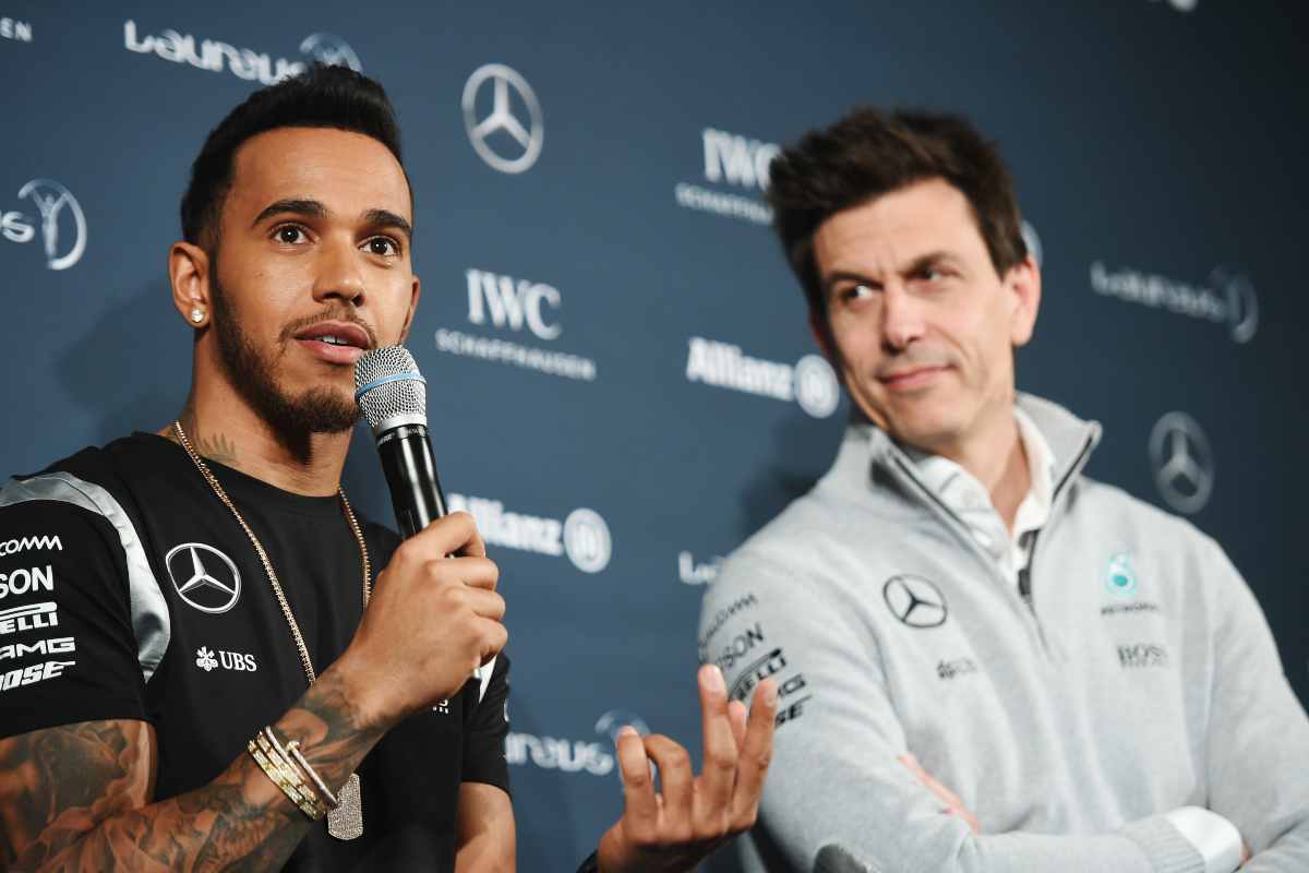 Lewis Hamilton e Toto Wolff (GettyImages)