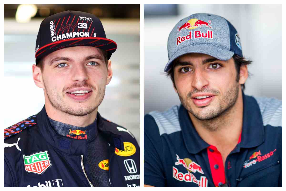 Max Verstappen e Carlos Sainz (GettyImages)