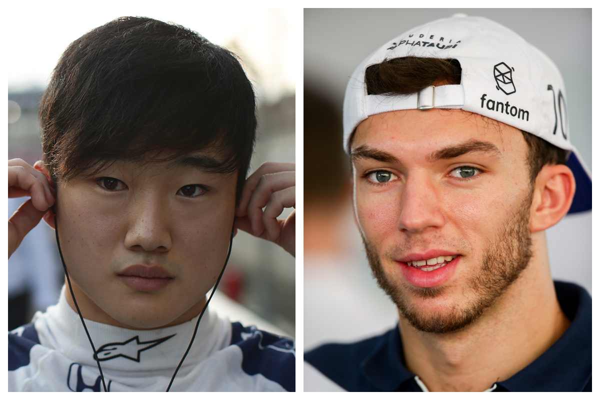 AlphaTauri, Tsunoda e Gasly (GettyImages)