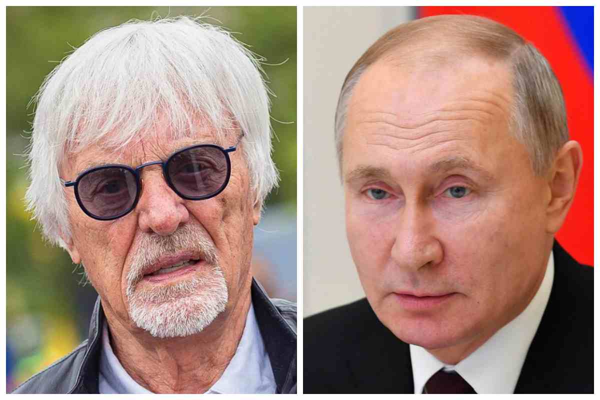 Bernie Ecclestone - Putin (Ansa Foto)