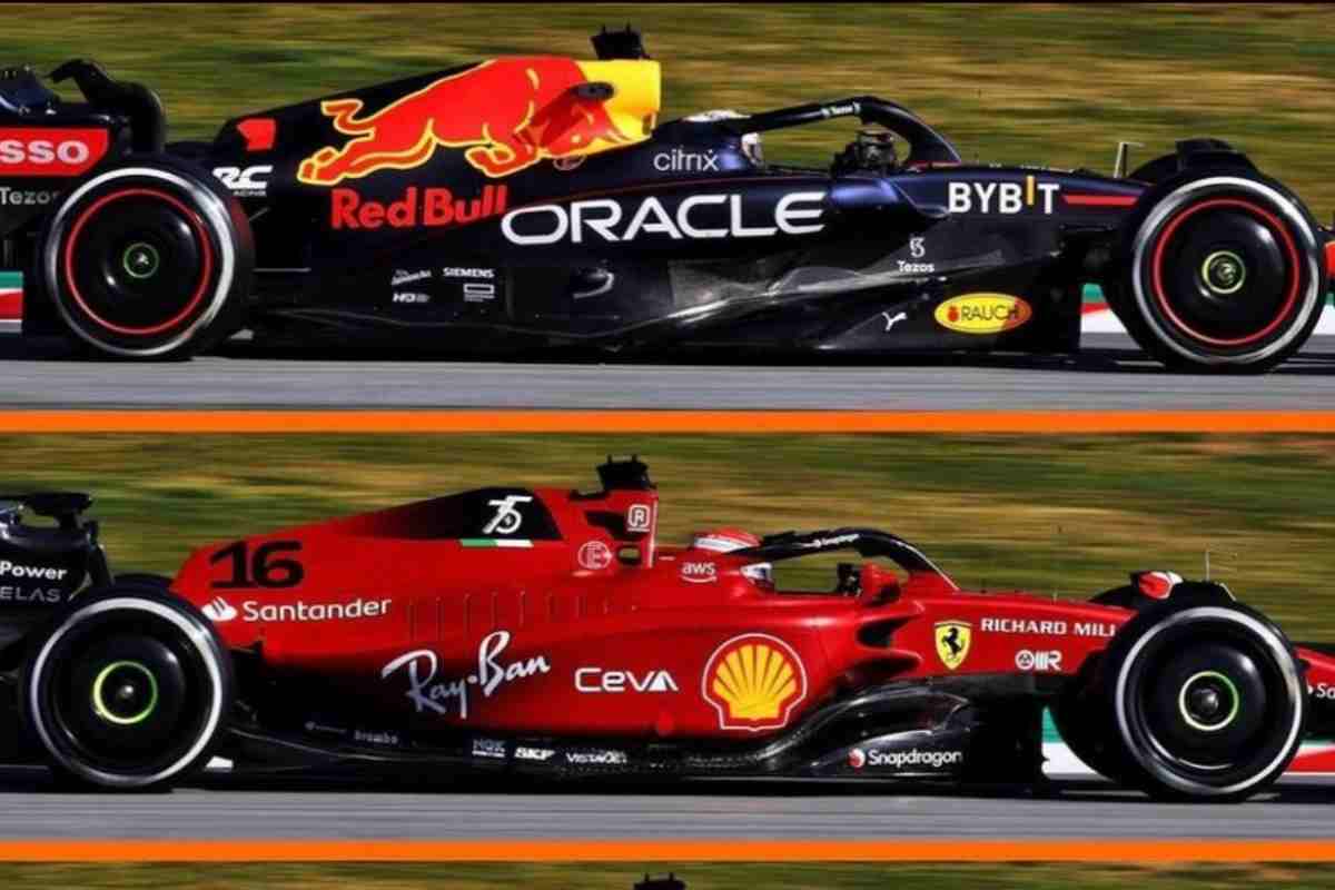 F1 Ferrari e Red Bull (Twitter)