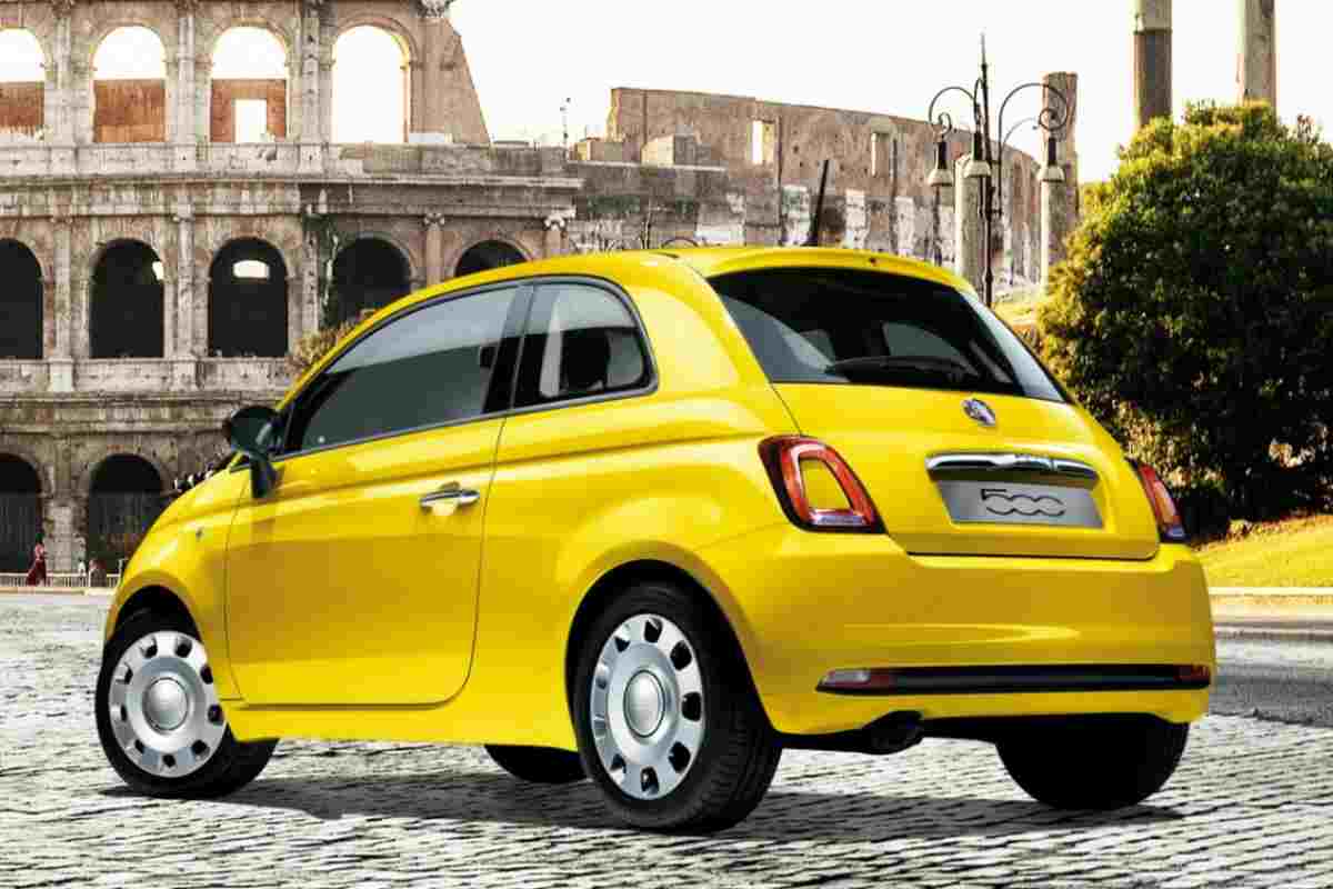 La Fiat 500 Giallissima (foto ufficiale Fiat)