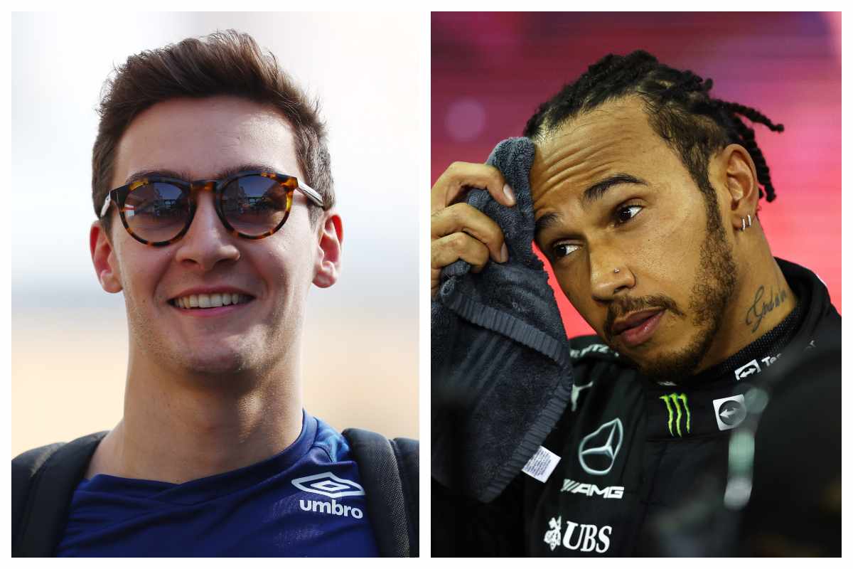 George Russell e Lewis Hamilton (GettyImages)