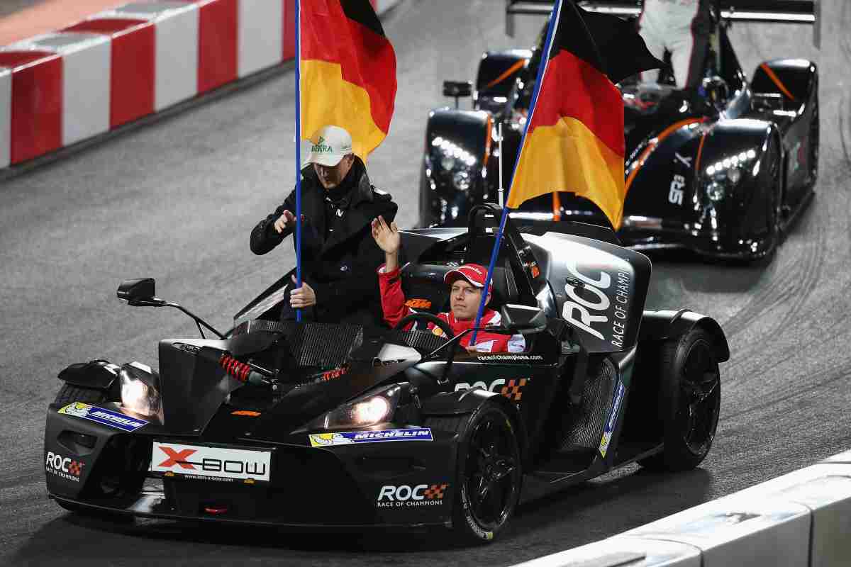 Vettel alla Race of Champions (Getty Images)