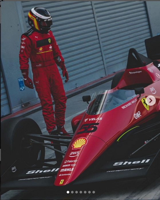 Ferrari F1 75 retro (Instagram)