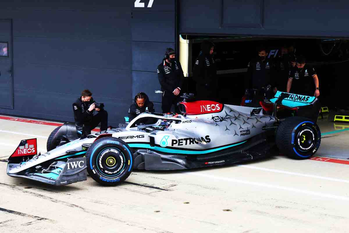 Mercedes W13 (Twitter)