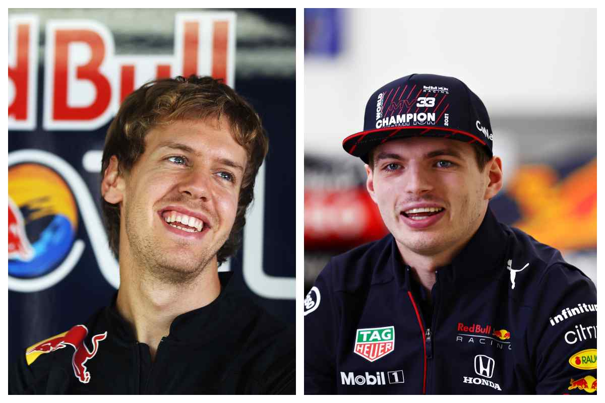 Vettel e Verstappen (GettyImages)