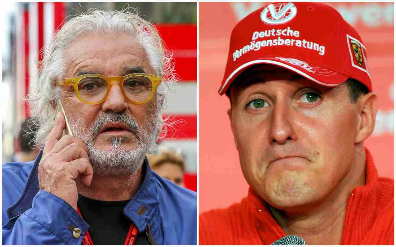 Briatore e Michael Schumacher (ANSA)