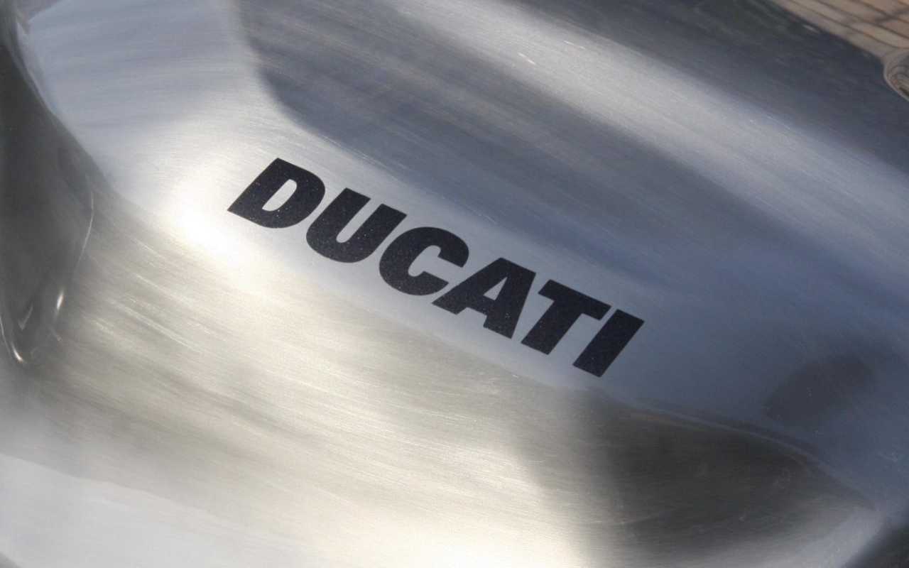 Il logo Ducati (foto bringatrailer.com)