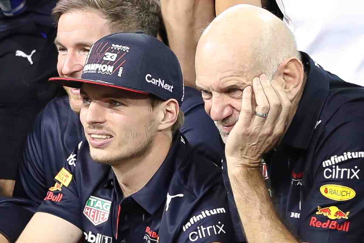 F1 Adrian Newey e Max Verstappen (ANSA)