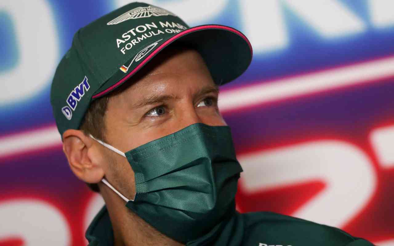 Sebastian Vettel, al secondo anno in Aston Martin (foto Ansa)