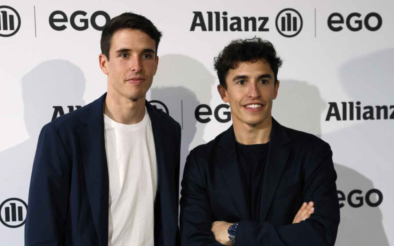 Alex e Marc Marquez (foto Ansa)