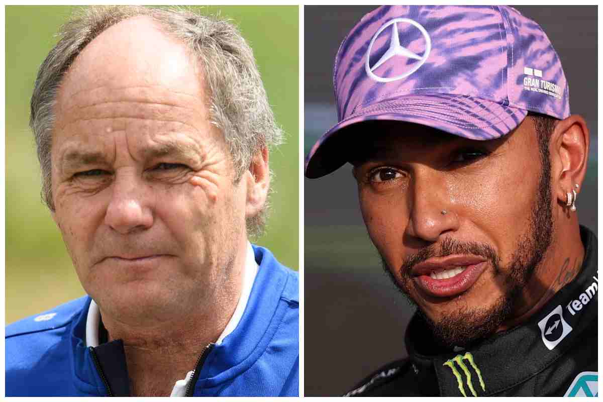 Berger - Lewis Hamilton (Ansa Foto)