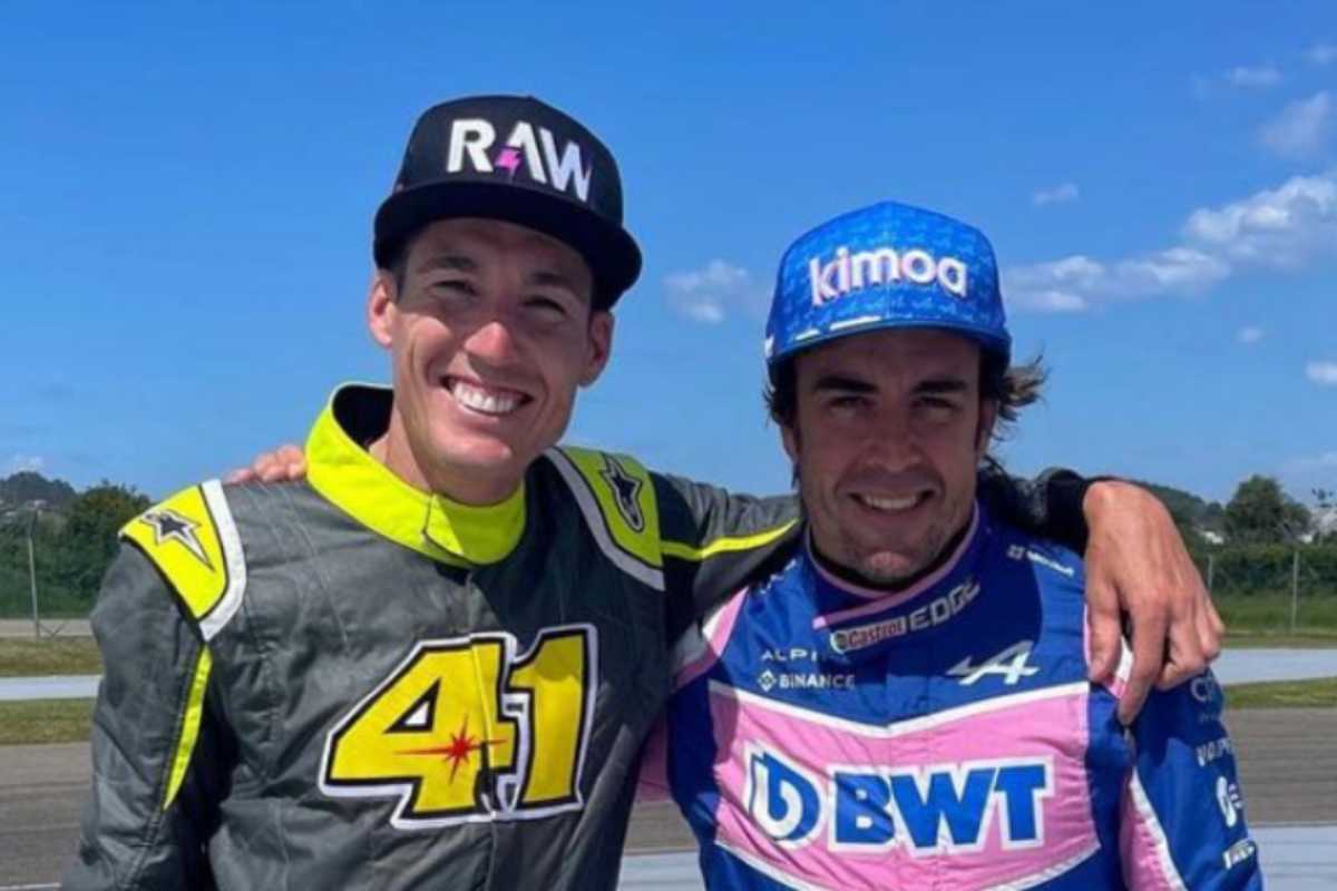 Aleix Espargaro e Fernando Alonso (foto Instagram)