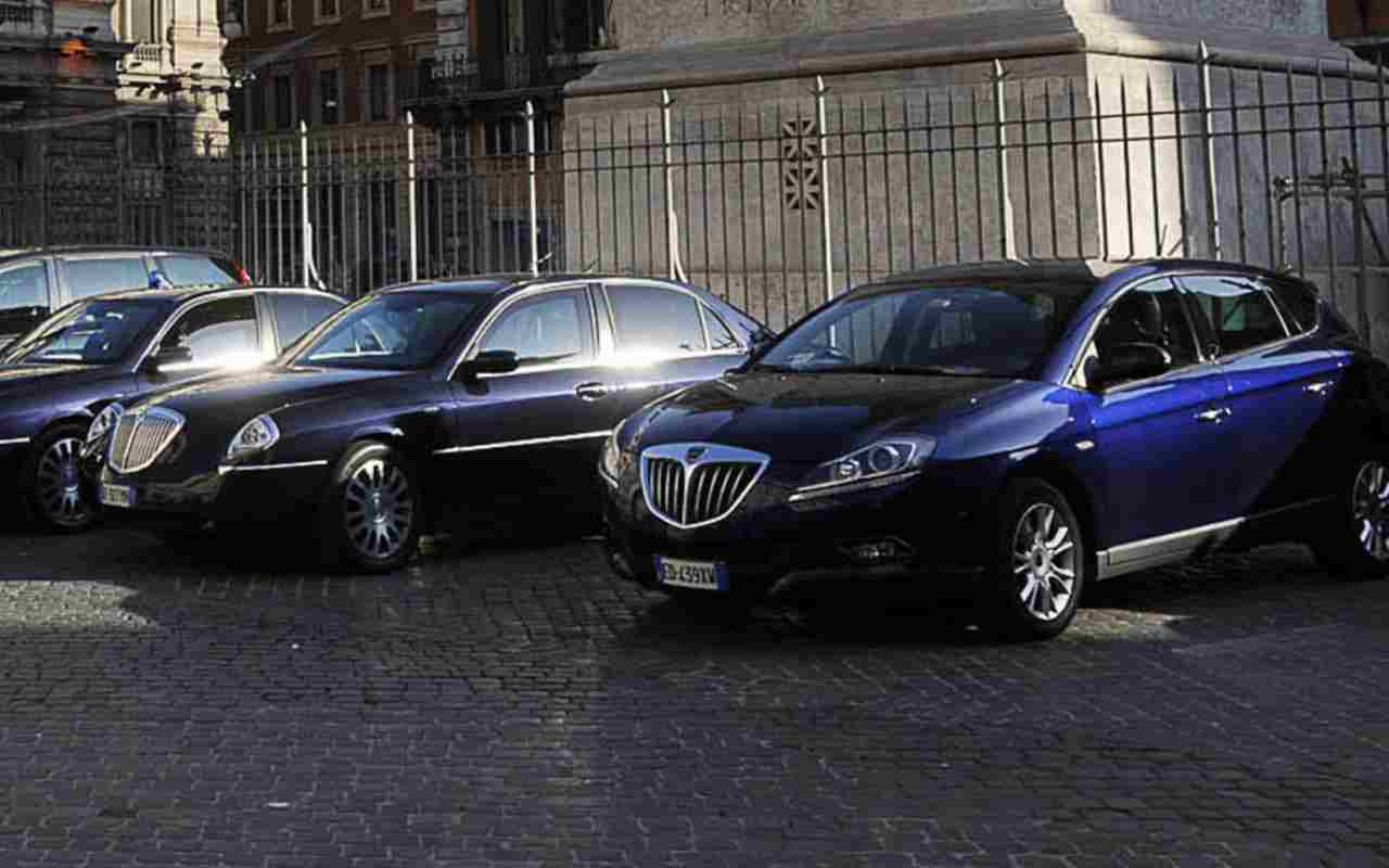 Auto blu governo italiano (Ansa Foto)