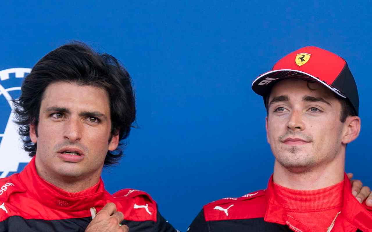 Carlos Sainz Charles Leclerc Ferrari (Ansa Foto)