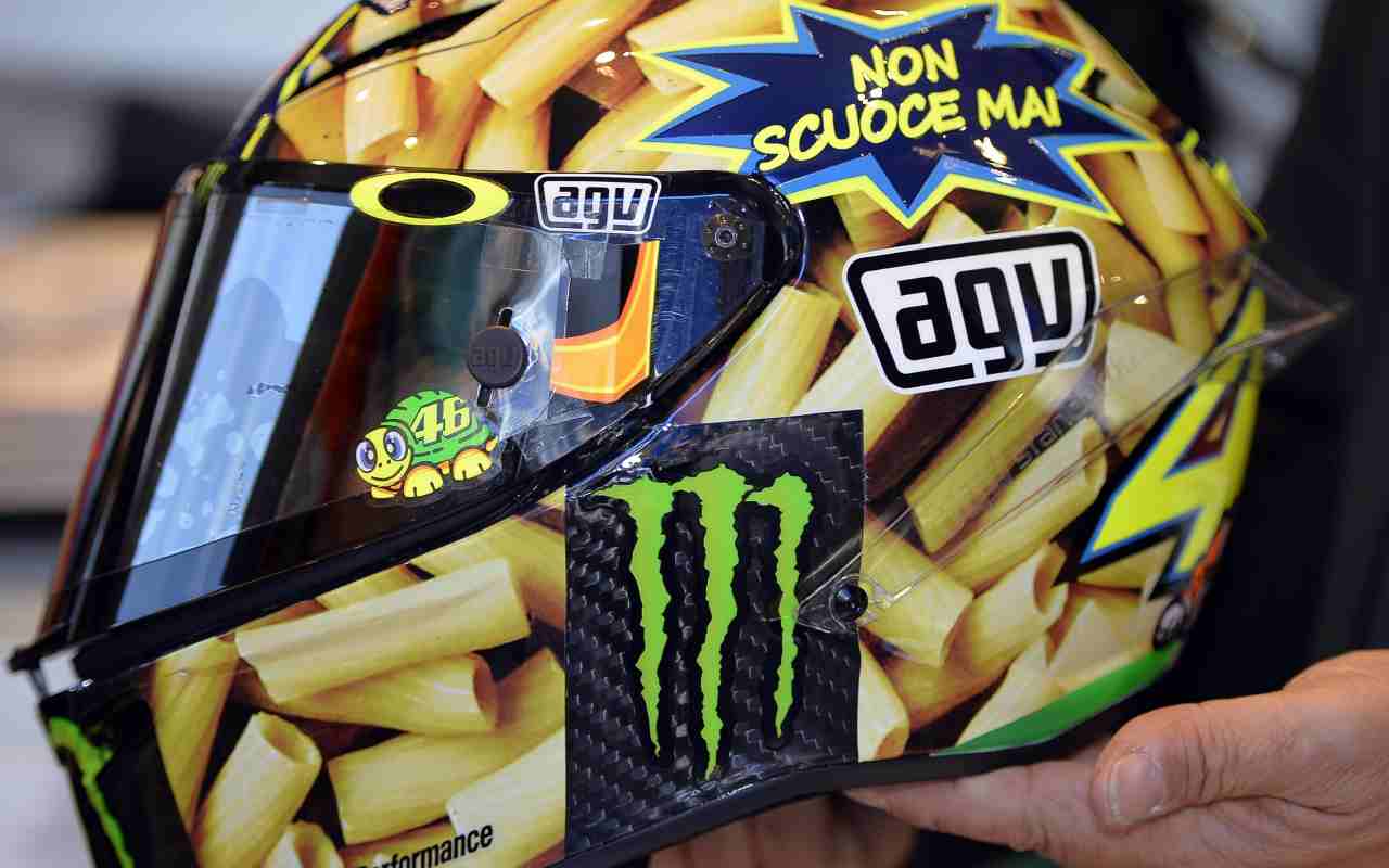 Casco Valentino Rossi (ANSA)