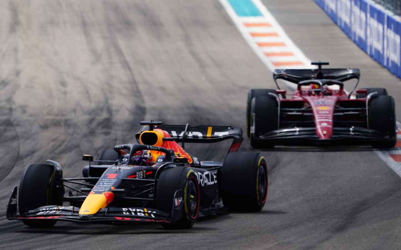 F1 Ferrari e Red Bull (ANSA)