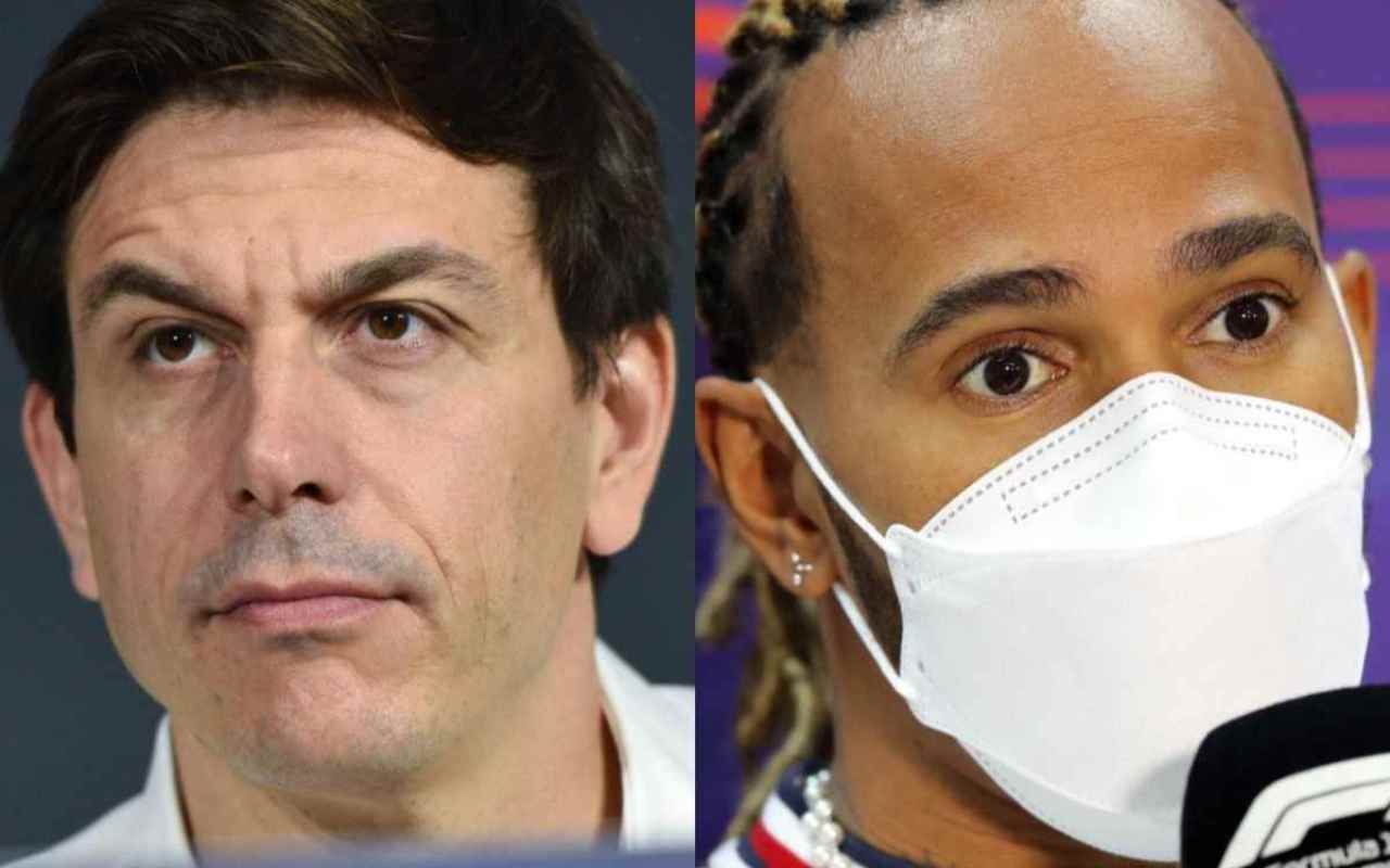 F1 Toto Wolff e Lewis Hamilton