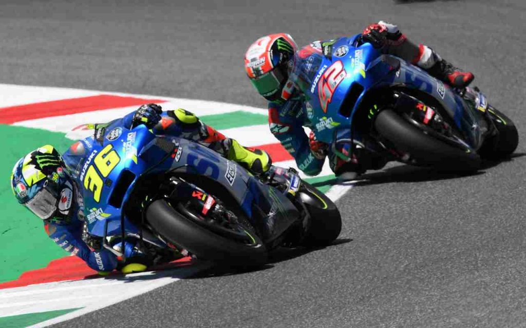 Suzuki, Joan Mir e Alex Rins (Ansa Foto)