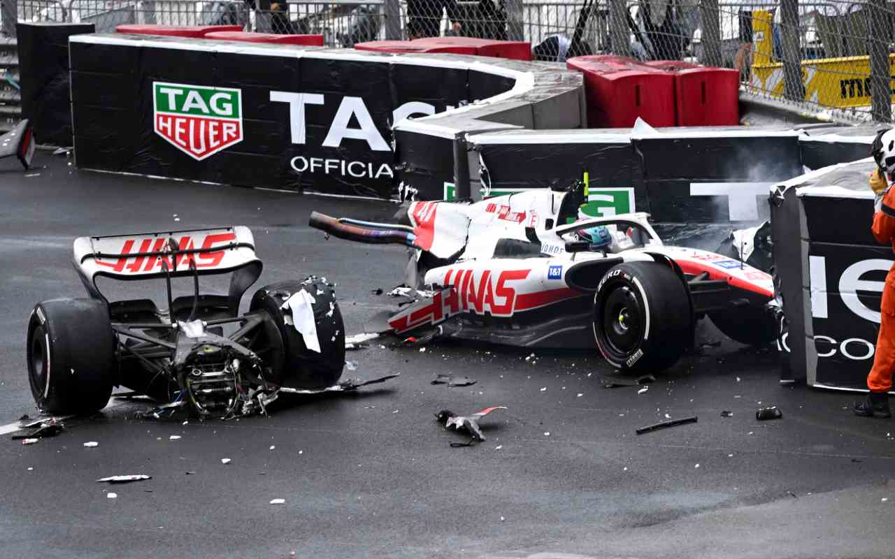 Mick Schumacher e il suo incidente a Monaco (ANSA)