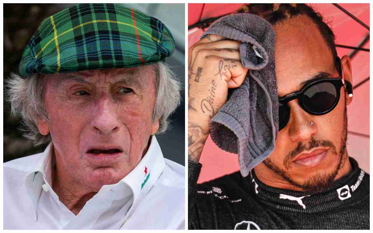 Lewis Hamilton Jackie Stewart (Ansa Foto)