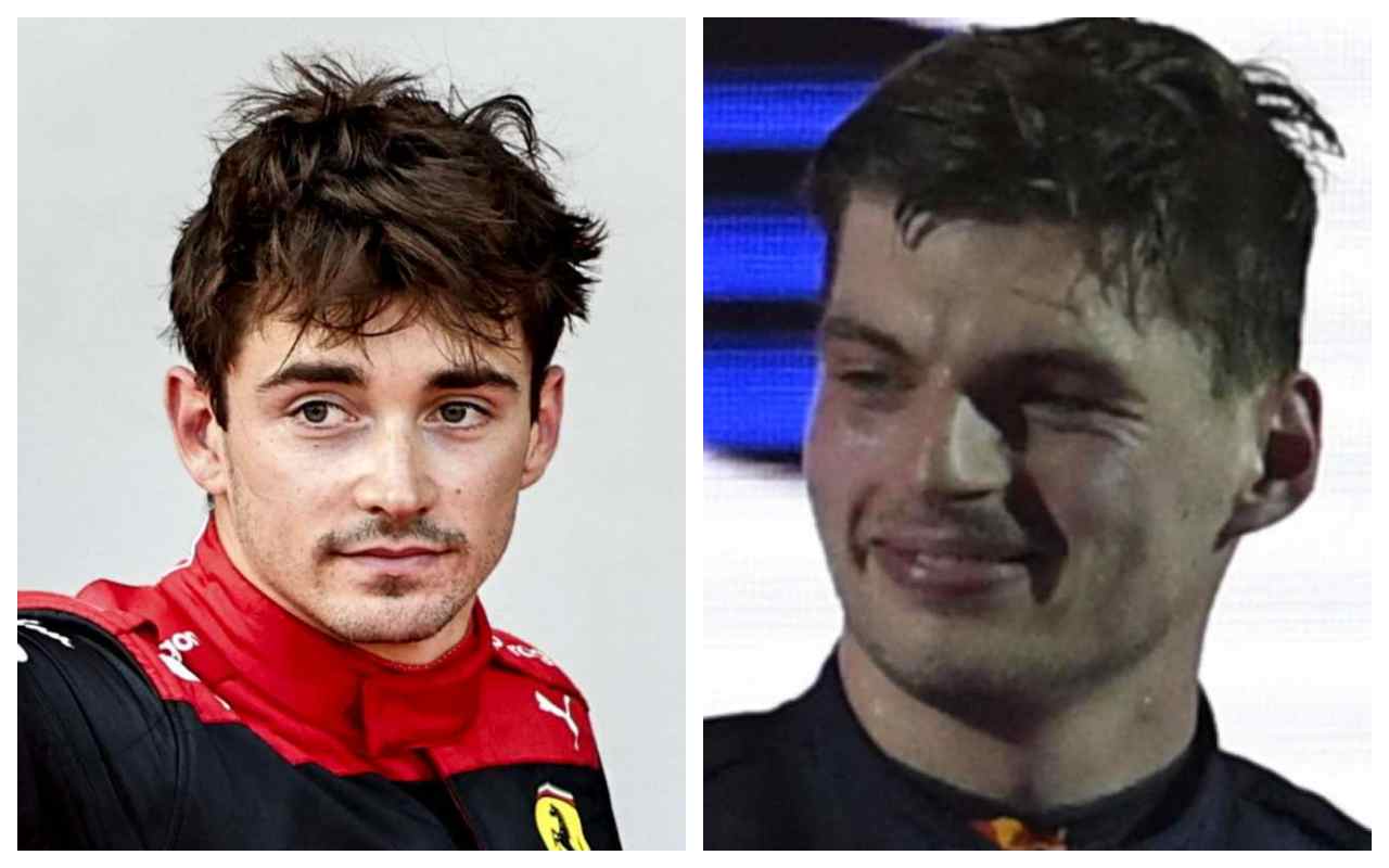 Charles Leclerc e Max Verstappen (ANSA)