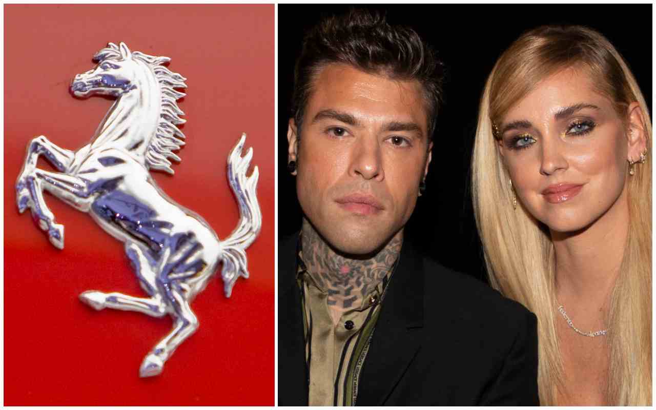 Ferrari Fedez Chiara Ferragni (Ansa Foto)