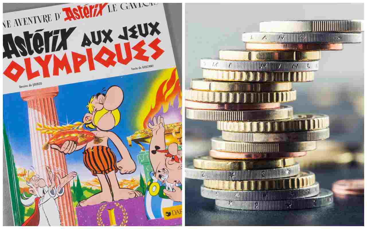 Monete Asterix e Obelix (AdobeStock)